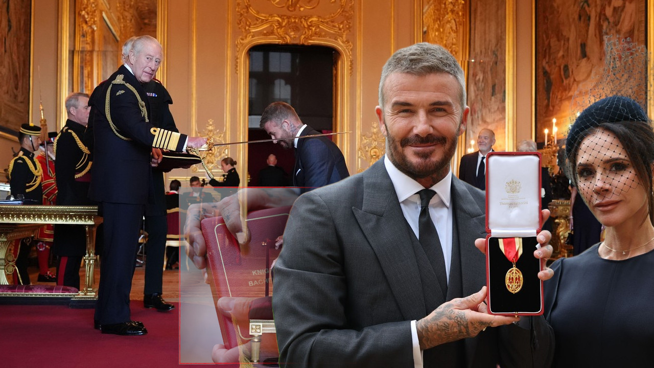 БЕКАМ ПОСТАО ВИТЕЗ: Одликовао га краљ Чарлс