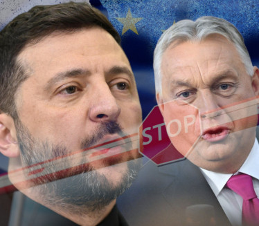 ЗЕЛЕНСКИ ОРБАНУ:"Не блокирајте нас,бранимо Европу од Русије"