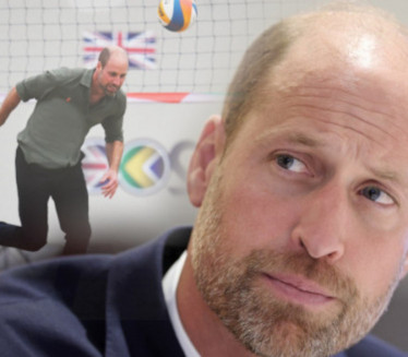 BOSONOG, NA PESKU: Princ Vilijam se oprobao u ovom sportu