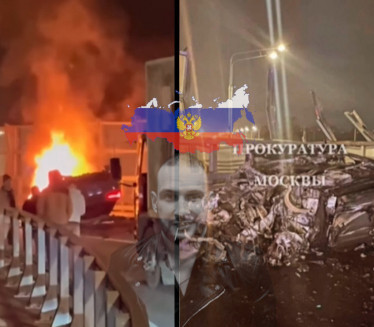 NOVAC I DELOVI AUTA PO PUTU: Užas u Moskvi, stradao milioner