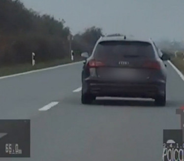 NASILNIČKA VOŽNJA U PANČEVU: Audi jurio 191 km/h