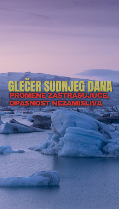 Snimci iz svemira dešifrovali pukotine u Glečeru sudnjeg dana