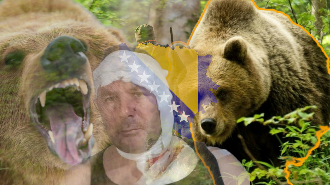 "DOK JE SKAKAO NA MENE ISPALIO SAM METAK" Medved napao lovca