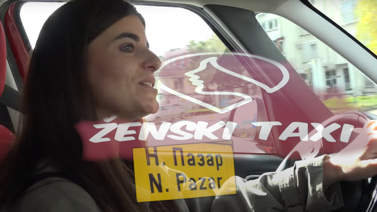 САМО У СРБИЈИ: Мелиха вози такси - само за жене и децу