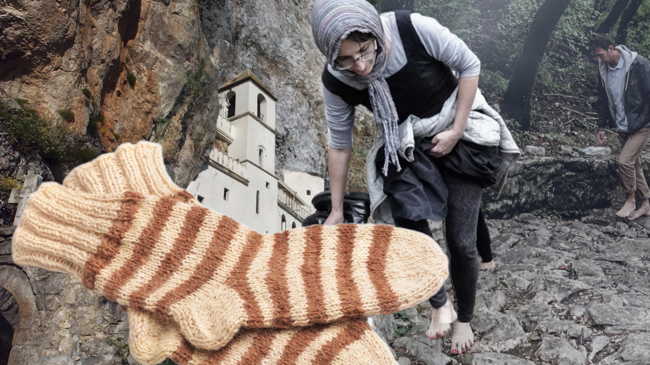 Zašto se u manastir Ostrog nose vunene čarape?