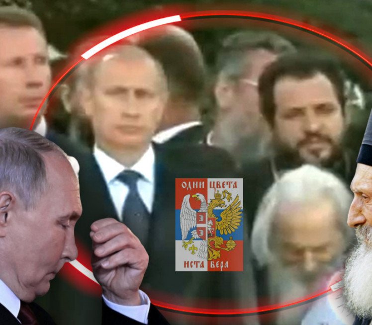 СУСРЕТ ПАТРИЈАРХА ПАВЛА И ПУТИНА Раме уз раме с вођом Русије