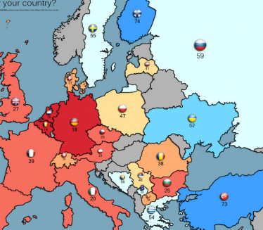 MAPA NAJRATOBORNIJIH NARODA: Nećete verovati KO je prvi