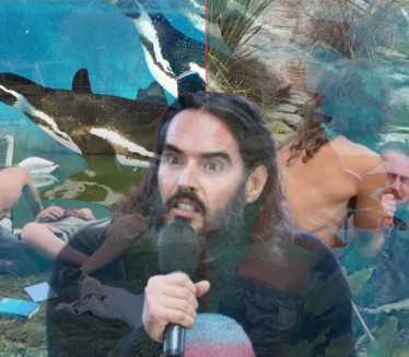 "KRŠTENJE" U ZOO-VRTU Slavni glumac obavio obred kod pingvina