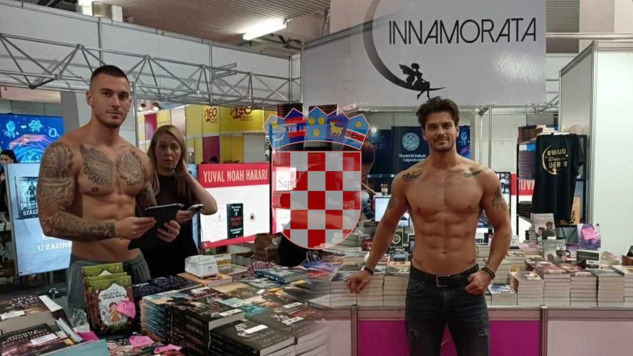 ШОК НА САЈМУ КЊИГА У ЗАГРЕБУ: Голи мушкарци на штанду