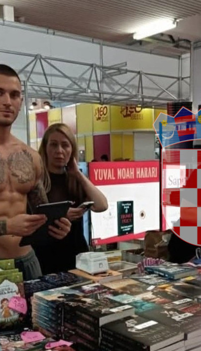 ШОК НА САЈМУ КЊИГА У ЗАГРЕБУ: Голи мушкарци на штанду