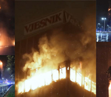 IZGOREO ČUVENI NEBODER Gradonačelnik Zagreba:"Totalna šteta"