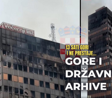 13 SATI NE STAJE: Požar još pustoši ZG - gore državne arhive