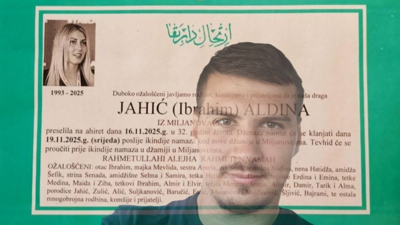 УПУЦАО ЈЕ У ГЛАВУ: Одлука тужилаштва за Алдининог убицу