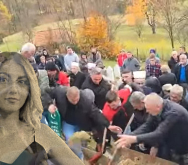 POTRESNI SNIMCI: Sahranjena ubijena Aldina, otac slomljen