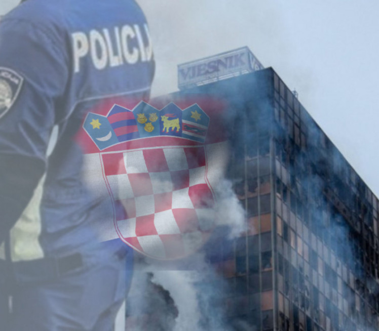 ISPITANI MLADIĆI: Ušli u zgradu Vjesnika pre požara?