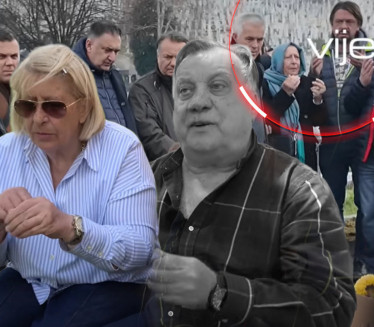 СЕЈДА НА ХАЛИДОВОМ ГРОБУ:Удовица први пут у јавности (ВИДЕО)