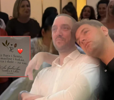 ТРОИЦКИ И КРАЈИНОВИЋ У СУЗАМА: Кришом снимљени на свадби