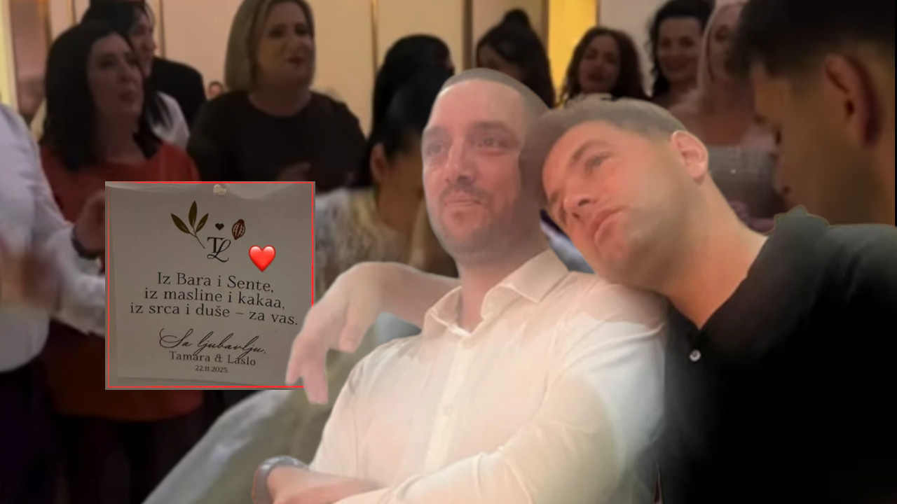 ТРОИЦКИ И КРАЈИНОВИЋ У СУЗАМА: Кришом снимљени на свадби