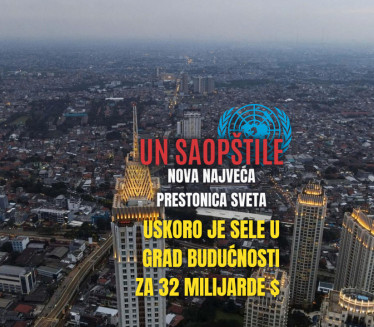 UN SAOPŠTILA: Imamo novu NAJMNOGOLJUDNIJU prestonicu sveta
