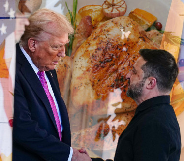 UZ ĆURKU O MIRU? Zelenski kod Trampa za Dan zahvalnosti