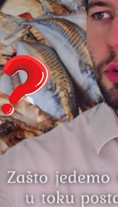 TEOLOG ĐURĐEVIĆ: Zašto se riba jede tokom posta, a meso ne?
