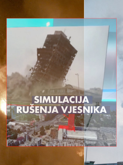 СИМУЛАЦИЈА РУШЕЊА ВЈЕСНИКА Хрвати бесни:"Видите Близнакиње!"
