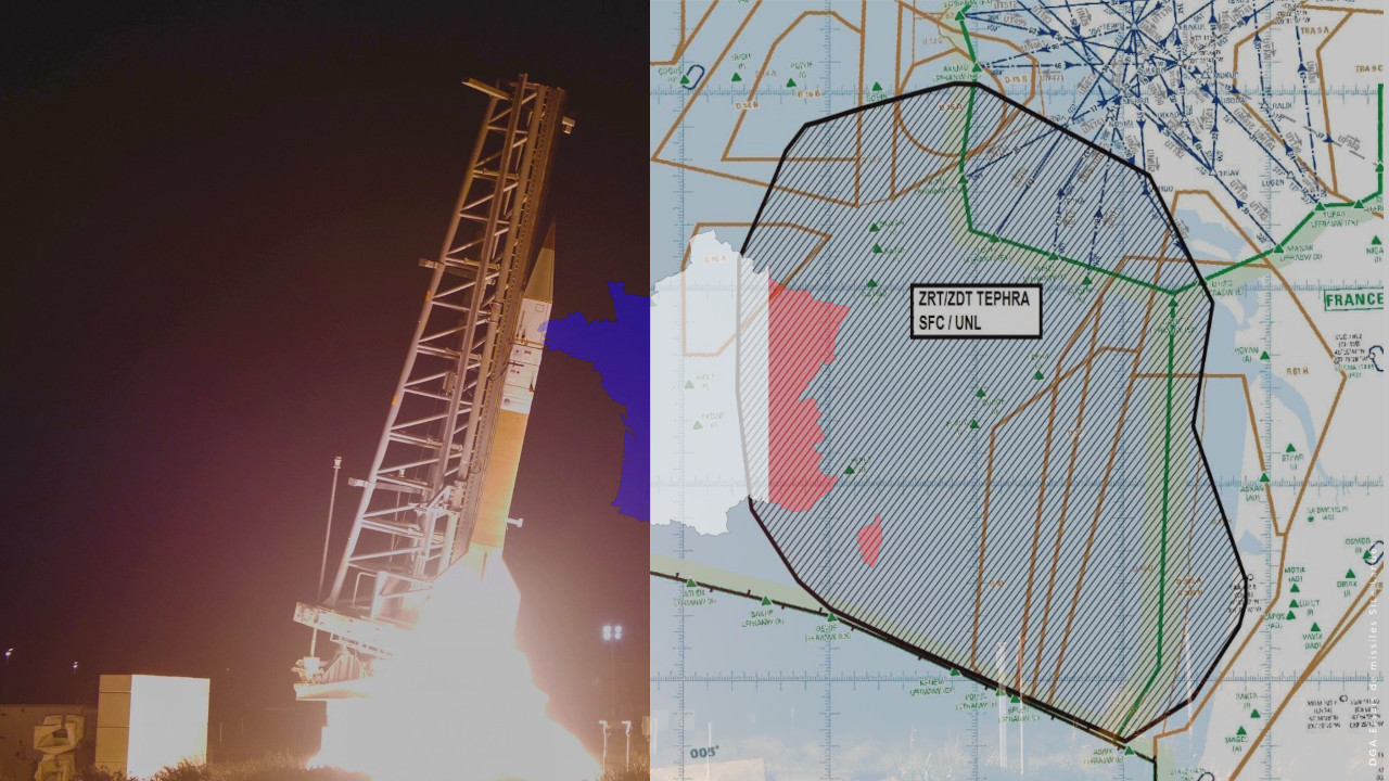 PRVI PUT: Francuska lansirala petometarsku raketu tokom noći