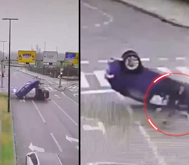 ŠOK U SLOVENIJI: Jeziv udes, vozač ISTRČAO i pobegao (VIDEO)