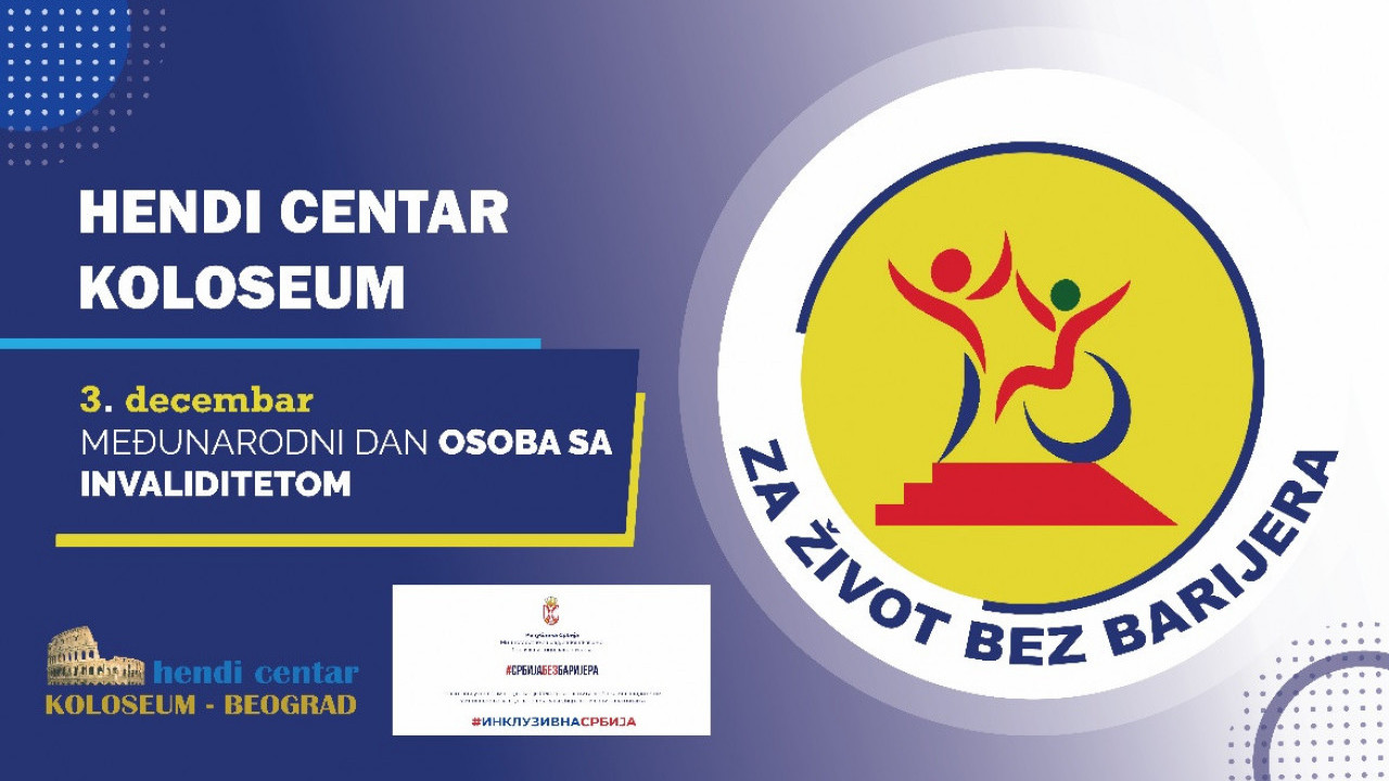 3. DECEMBAR: Dan osoba sa invaliditetom