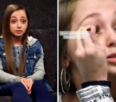 IMA 26,IZGLEDA KAO DA IMA 8: Kad se šminkam,osuđuju mi majku