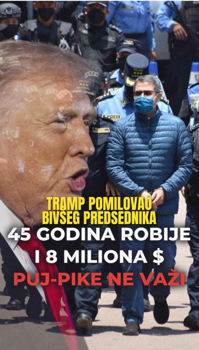 45 ГОДИНА ЗАТВОРА ПОНИШТЕНО: Трамп помиловао екс председника