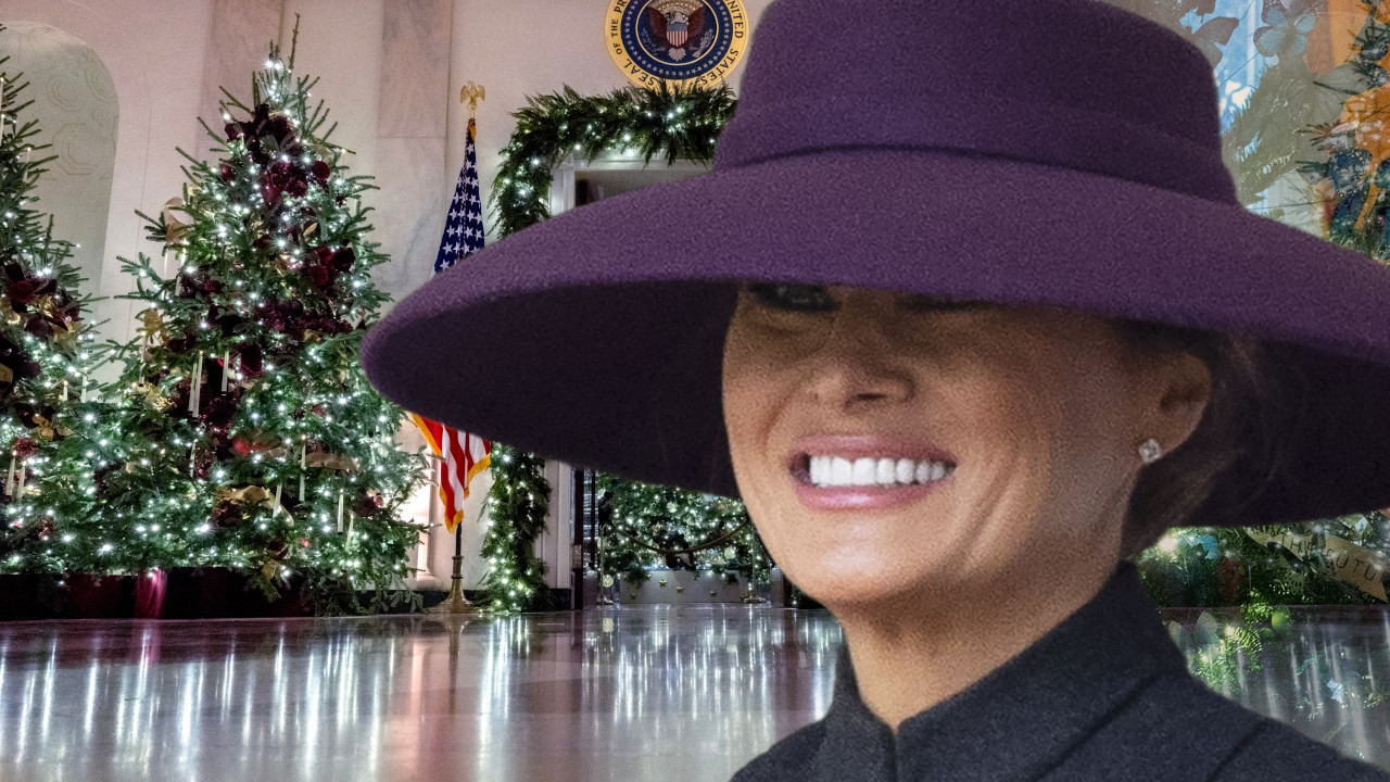 MELANIJA OKITILA BELU KUĆU: Tramp spreman za praznike!