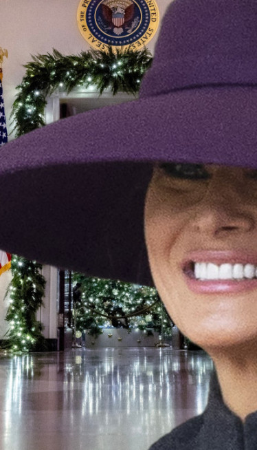 MELANIJA OKITILA BELU KUĆU: Tramp spreman za praznike!