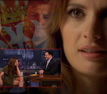 HIT VIDEO: Glumica iz "Castle" uči voditelja SRPSKIM psovkama