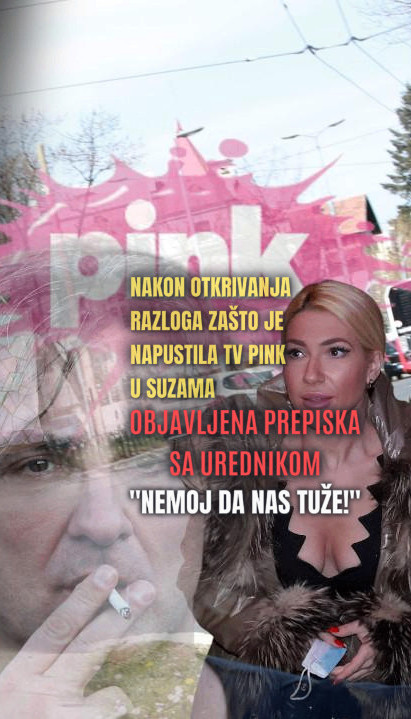 NAKON HAOSA ISPRED "PINKA" Objavljena prepiska sa urednikom