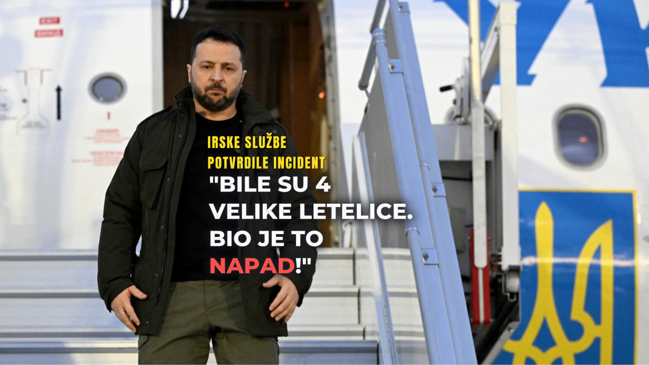 DRAMA NA NEBU: Avion Zelenskog okružile 4 nepoznate letelice