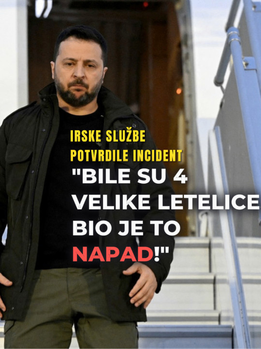 ДРАМА НА НЕБУ: Авион Зеленског окружиле 4 непознате летелице