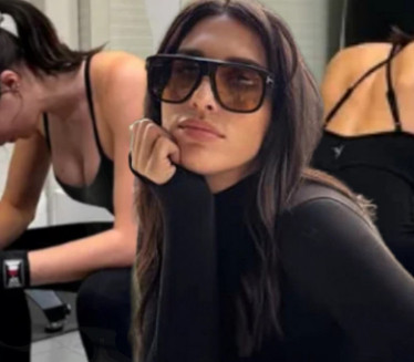 JELISAVETA POKAZALA TELO: Sve se ocrtava u uskom kombinezonu