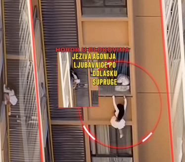 УЖАС У БЛОКОВИМА Избацио љубавницу са 10. спрата,стигла жена