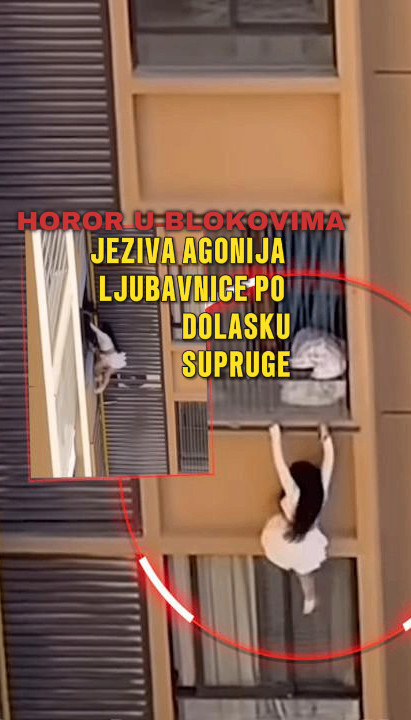 UŽAS U BLOKOVIMA Izbacio ljubavnicu sa 10. sprata,stigla žena