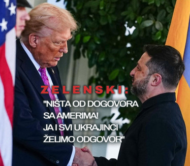 "Ništa od dogovora sa SAD!Ja i svi Ukrajinci želimo odgovor"