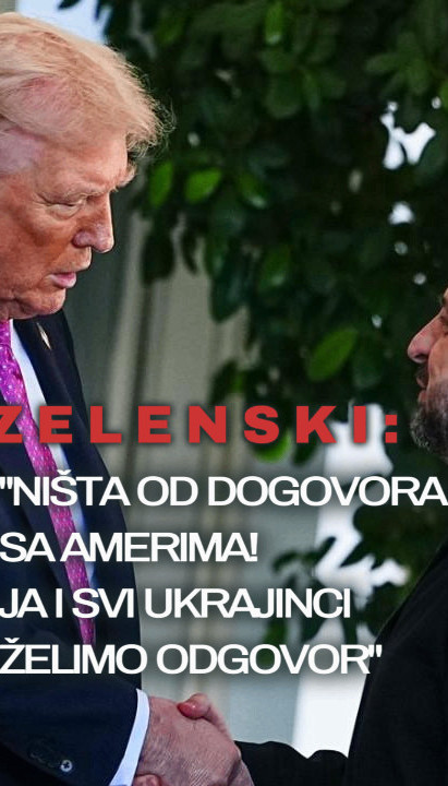 "Ништа од договора са САД!Ја и сви Украјинци желимо одговор"
