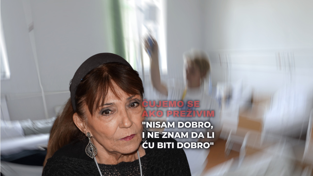 "ČUJEMO SE AKO PREŽIVIM": Glumica već dva meseca u bolnici