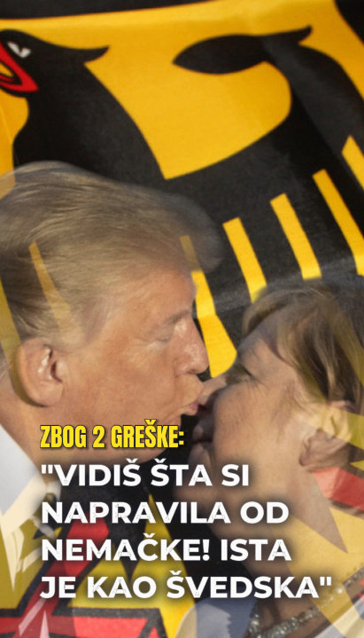 TRAMP JE NIJE ZAOBIŠAO "Angela, napravila si 2 greške"