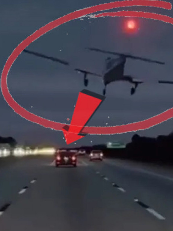 Језив снимак АВИОНА који се закуцава у АУТО