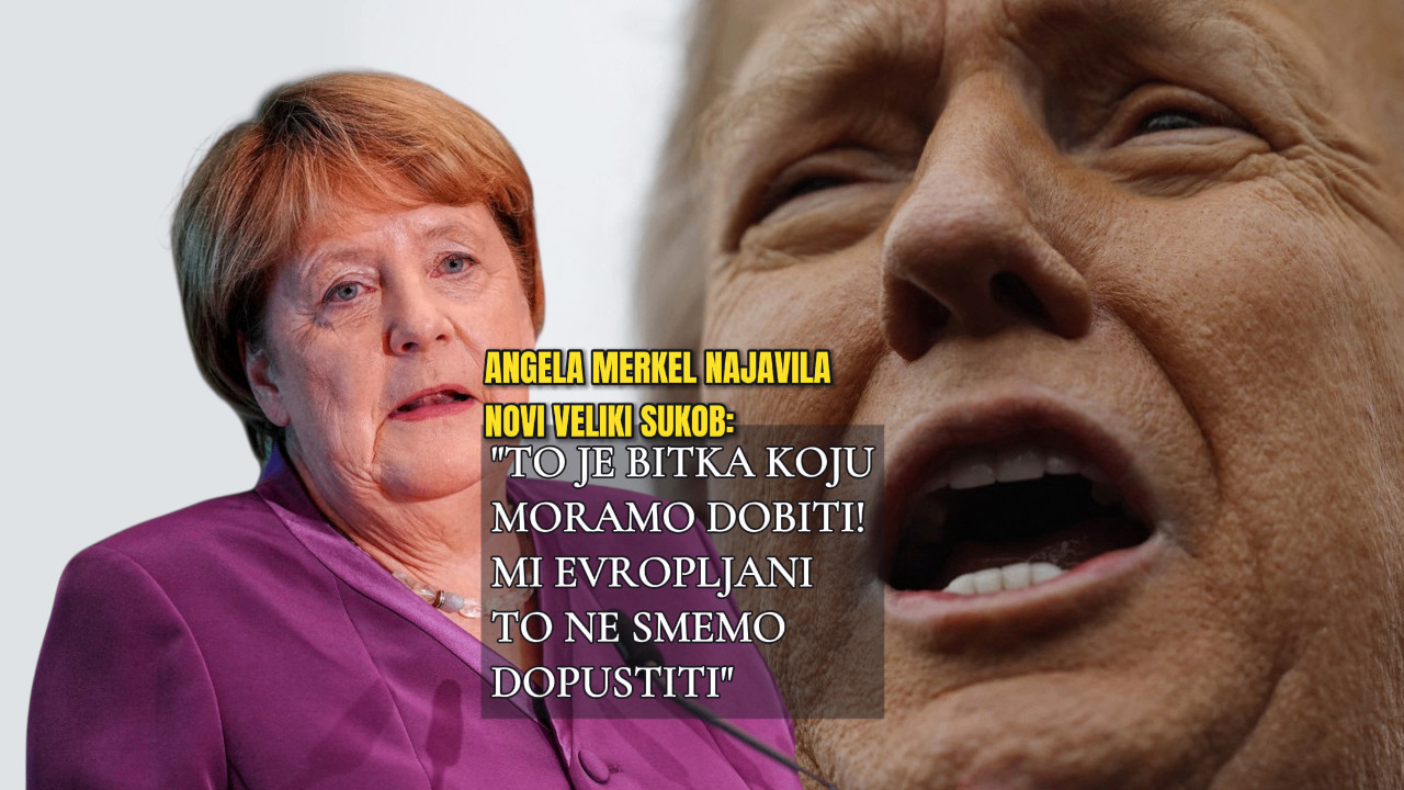 МЕРКЕЛОВА ГРМИ: Следећи велики рат биће између САД и Европе