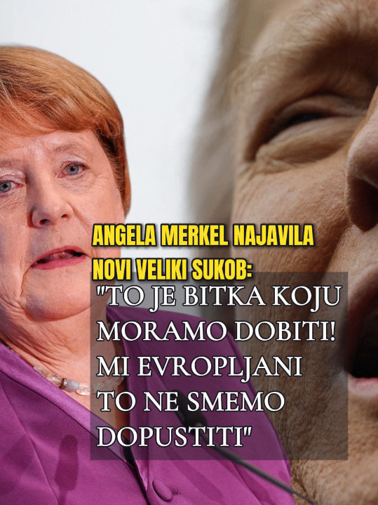 MERKELOVA GRMI: Sledeći veliki rat biće između SAD i Evrope