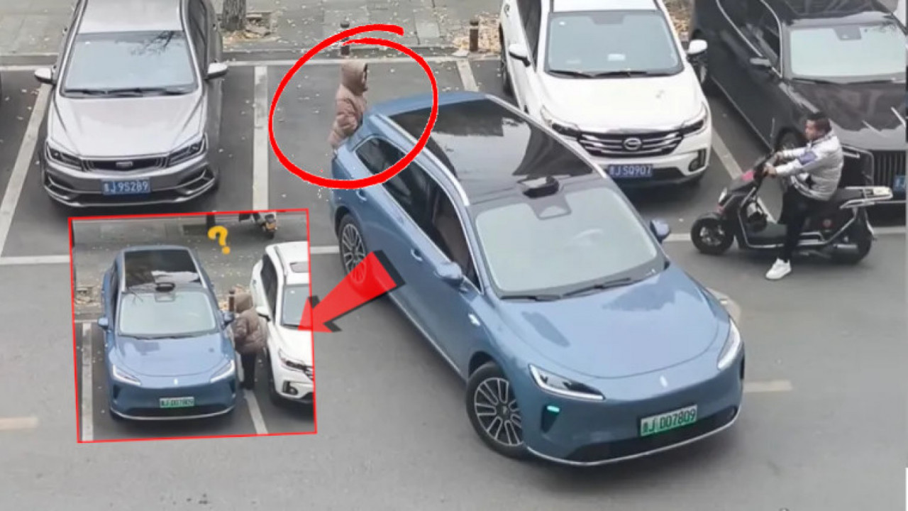 HIT VIDEO! Žena čuvala parking mesto, vozač je NADMUDRIO