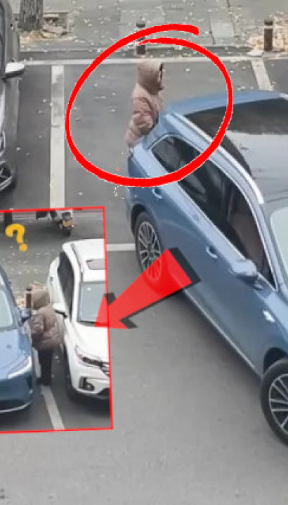 HIT VIDEO! Žena čuvala parking mesto, vozač je NADMUDRIO