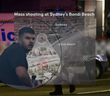 ДОСАД НЕВИЂЕН СНИМАК НАПАДА У СИДНЕЈУ: Чују се само две речи